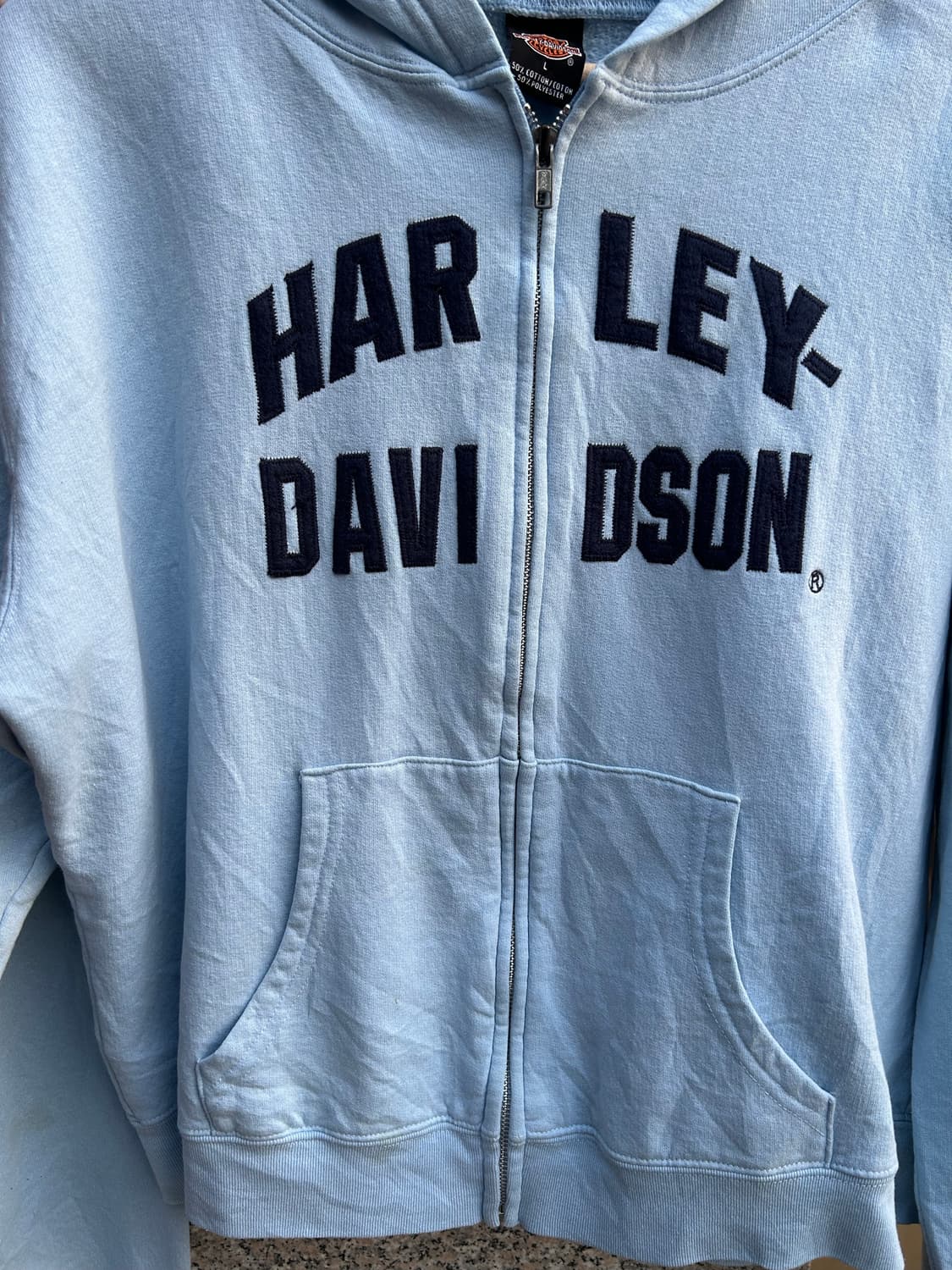 90‘s 할리데이비슨 후드집업 상품이미지2
