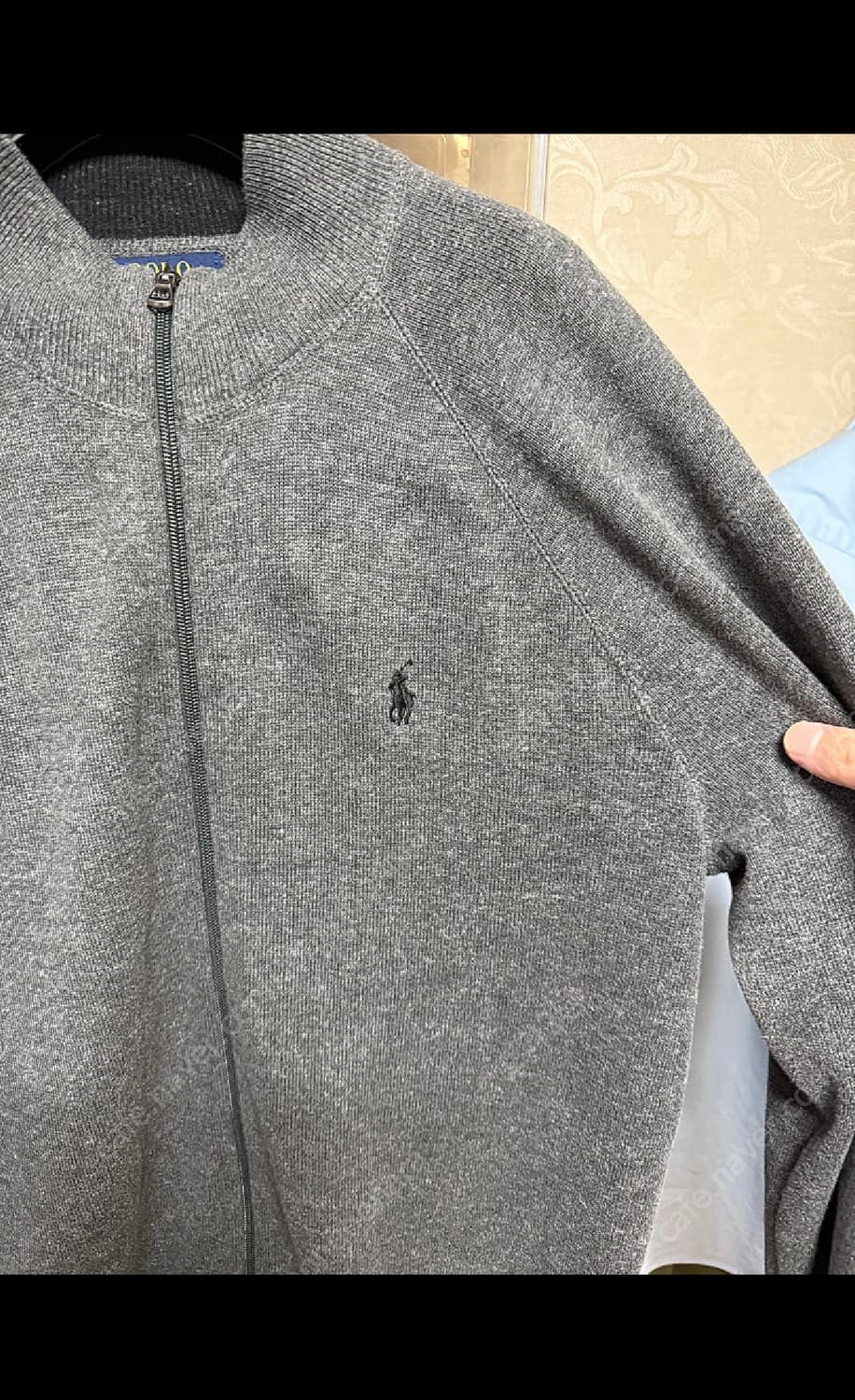 M 폴로 랄프로렌 니트집업 회색 상품이미지2