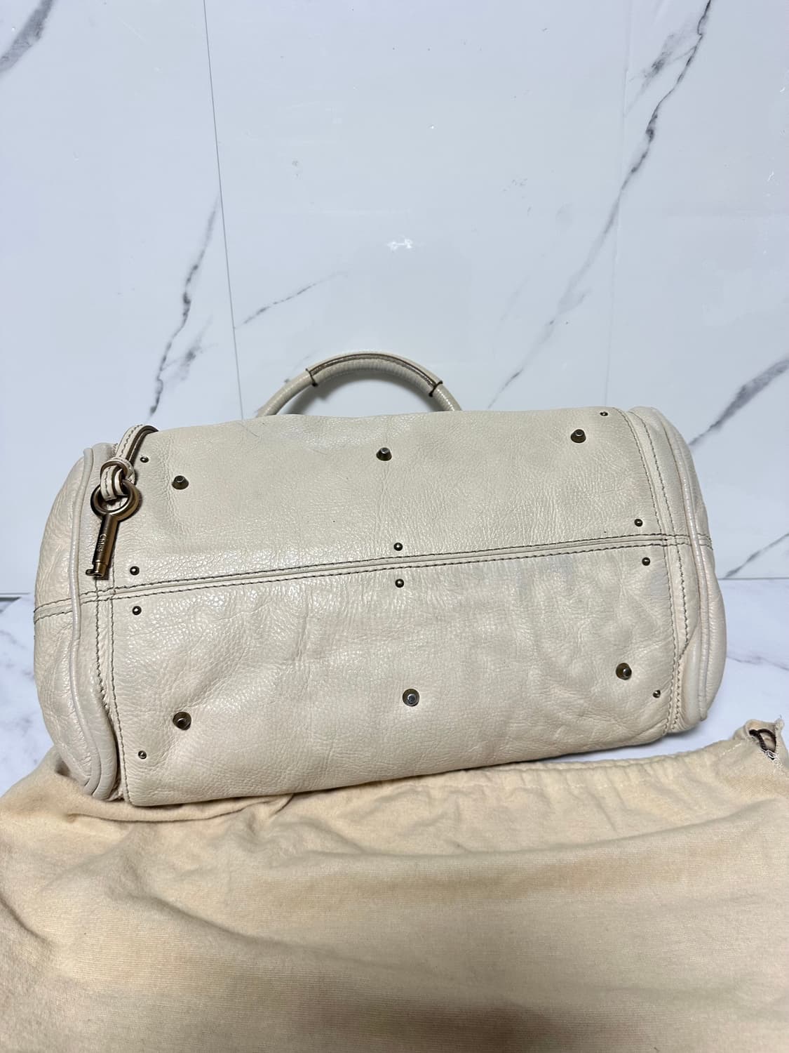 [정품] 끌로에 패딩턴백 아이보리 상품이미지4