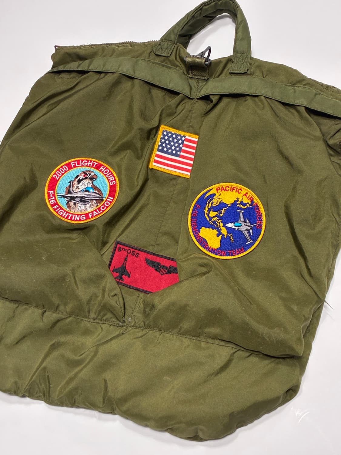 미군 빈티지 헬멧 가방 상품이미지2