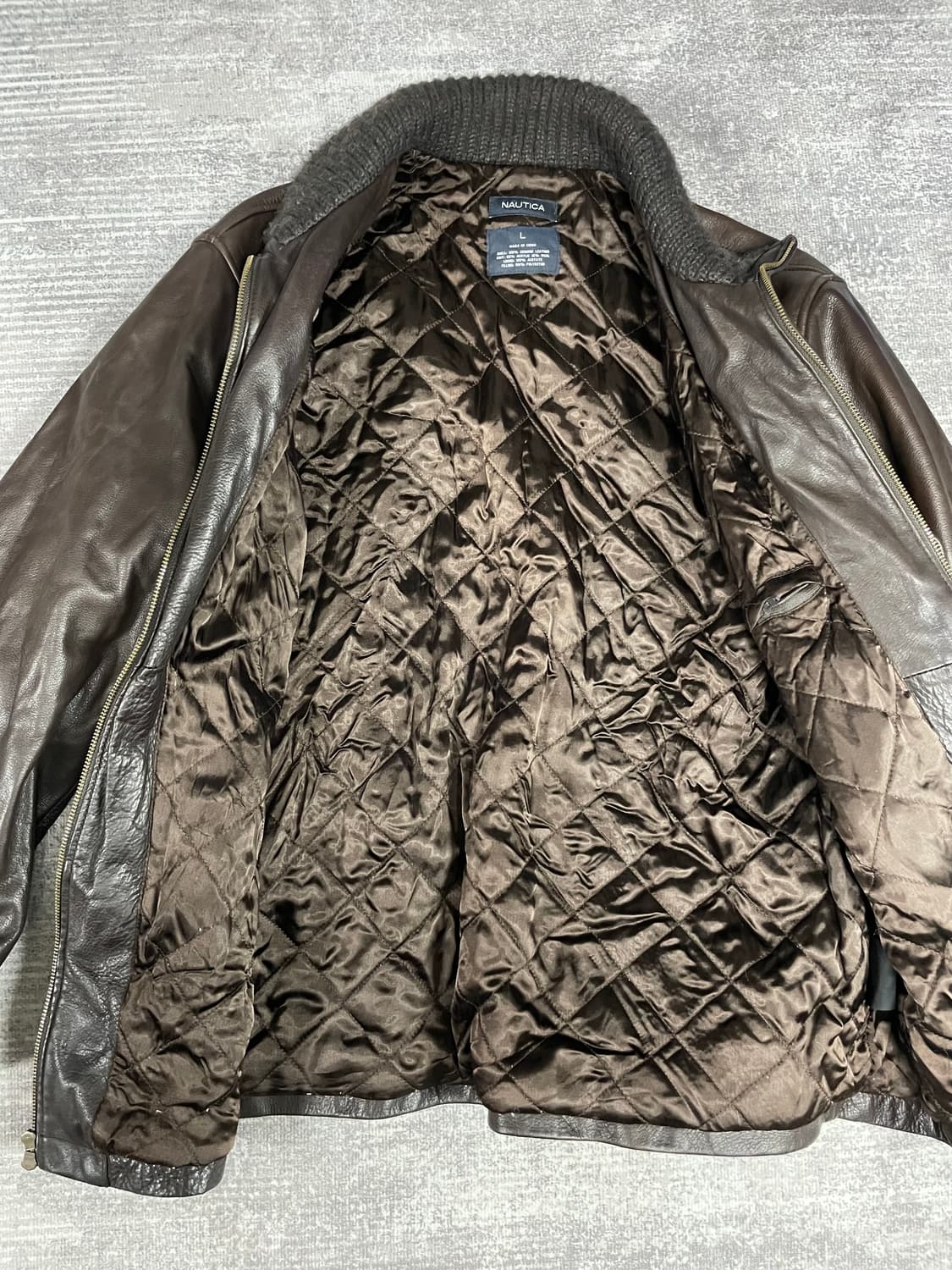 VTG NAUTICA 울카라 리얼레더  상품이미지9