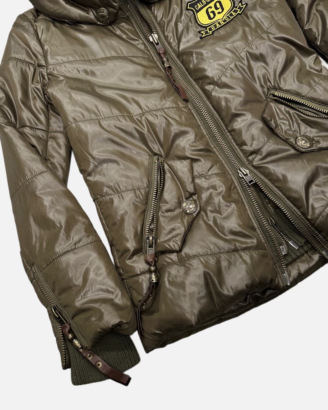 GARULA khaki layered paded jacket 상품이미지5