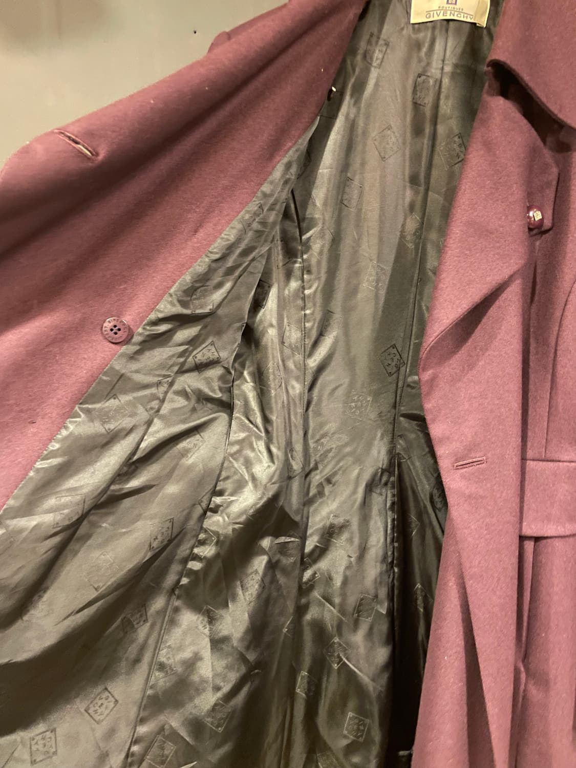 90’s givenchy long coat 상품이미지6