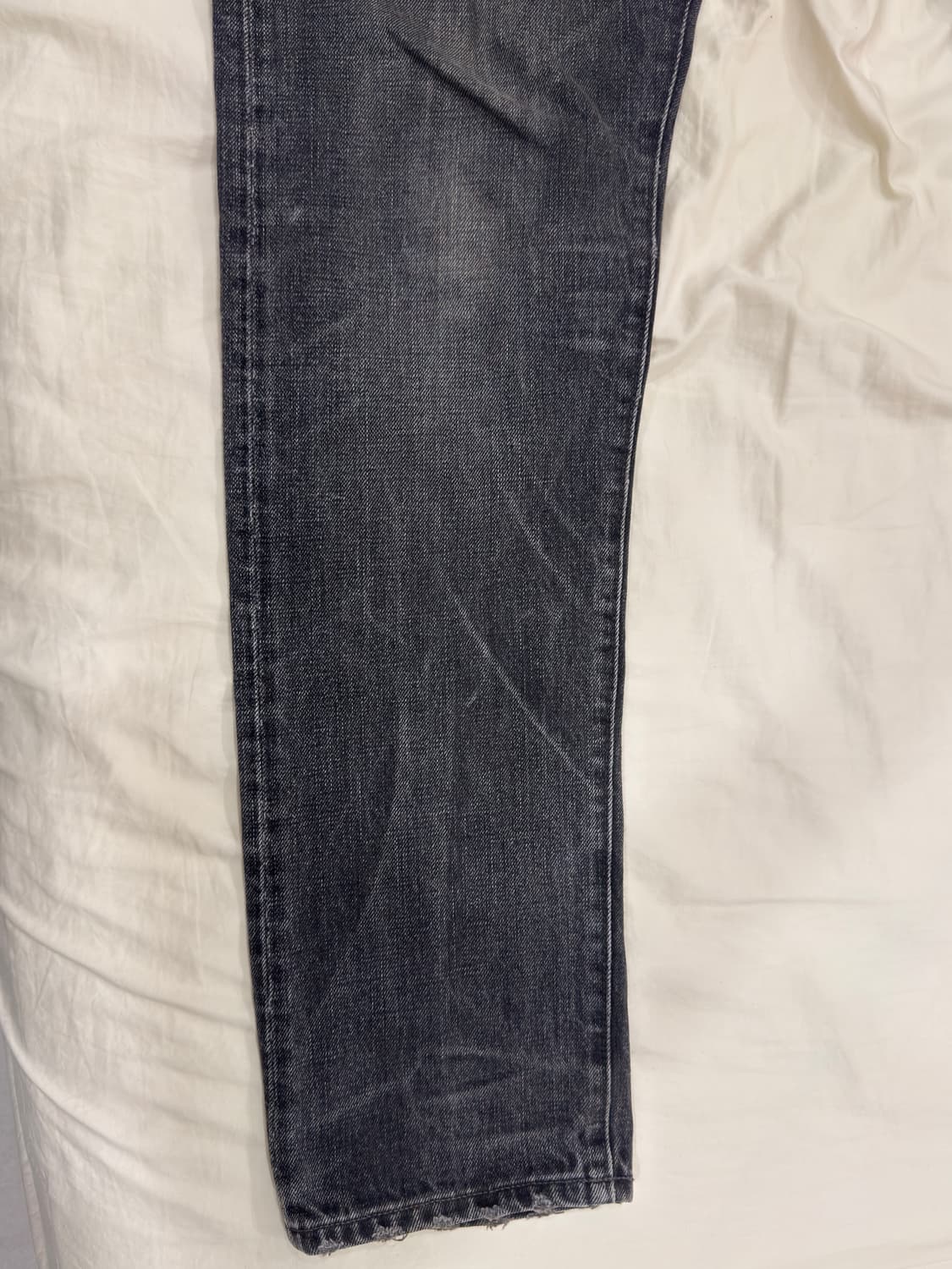 RRL 블랙 워시 데님 슬림네로우 32/32 팝니다. 상품이미지3