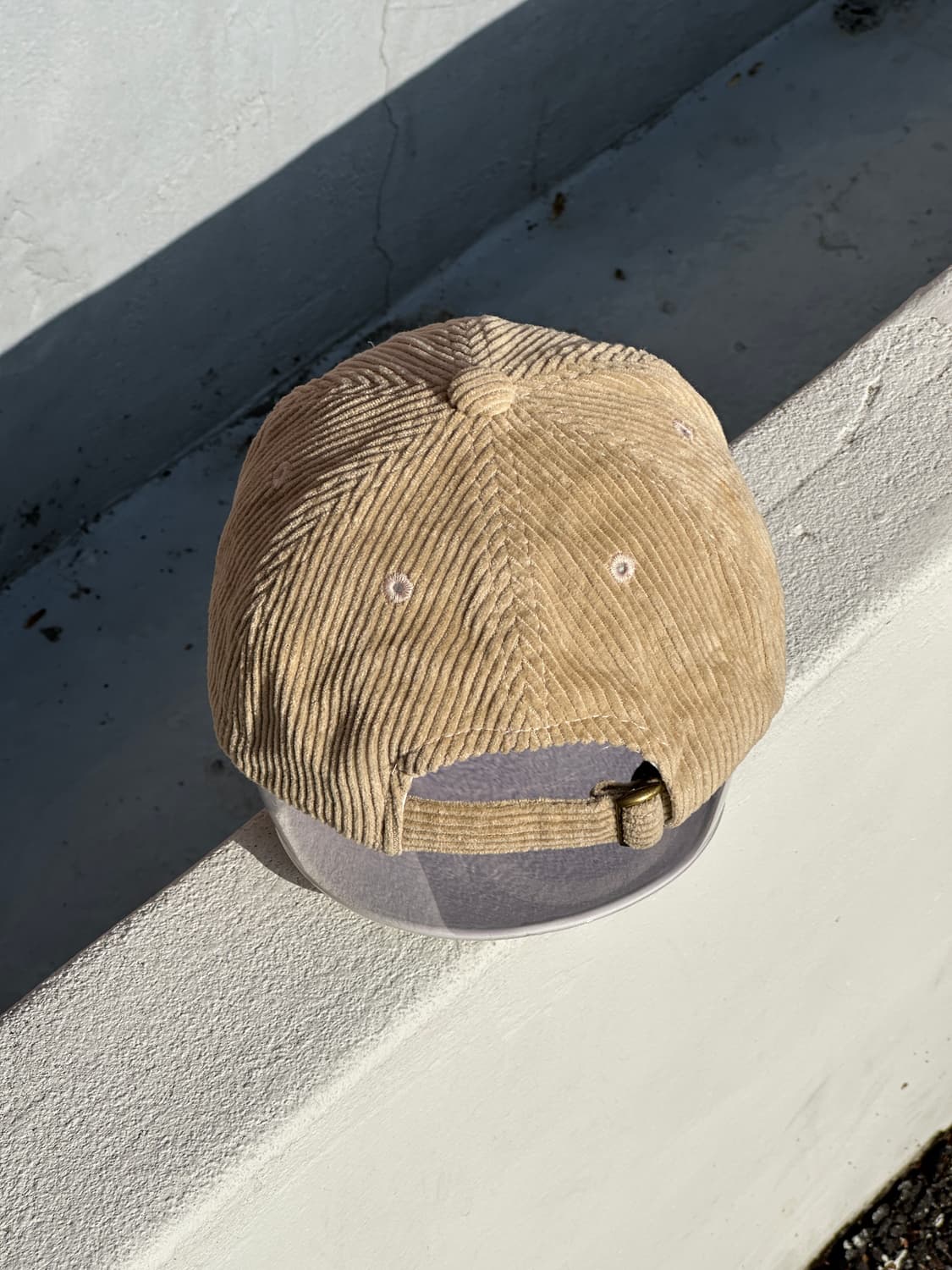 [M-L] Lee 리 베이지 코듀로이 볼캡 모자 상품이미지4