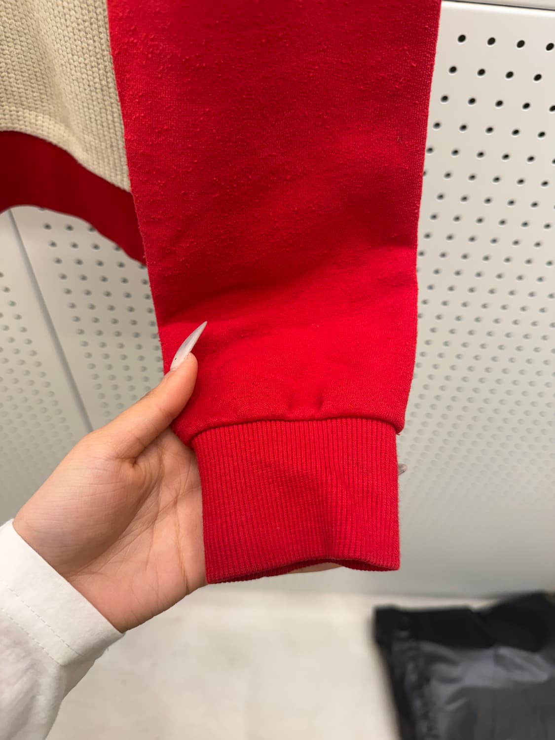 ▪️지프 패치 와플 빅로고 단가라 니트 U850 상품이미지4