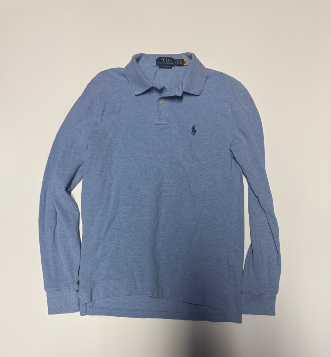 정품인증!! 폴로 랄프로렌 커스텀 슬림핏 긴팔 카라 티셔츠 S ~ M 상품이미지1