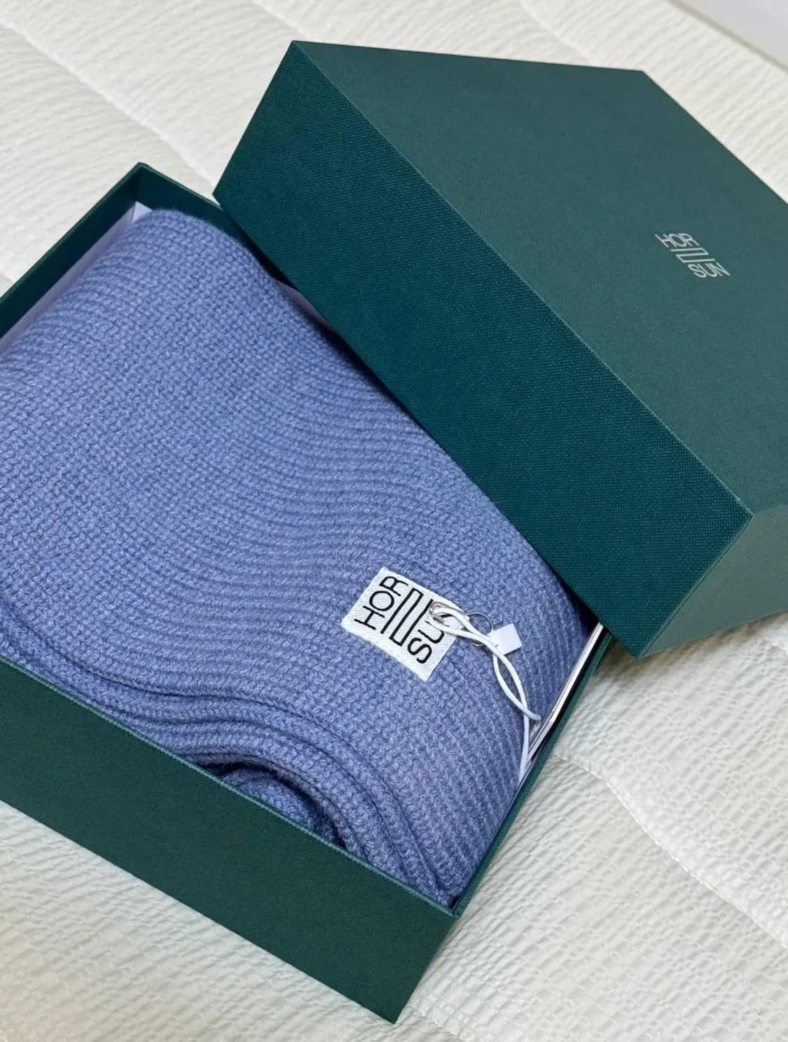 홀리선 머플러 멜란지 블루 상품이미지1