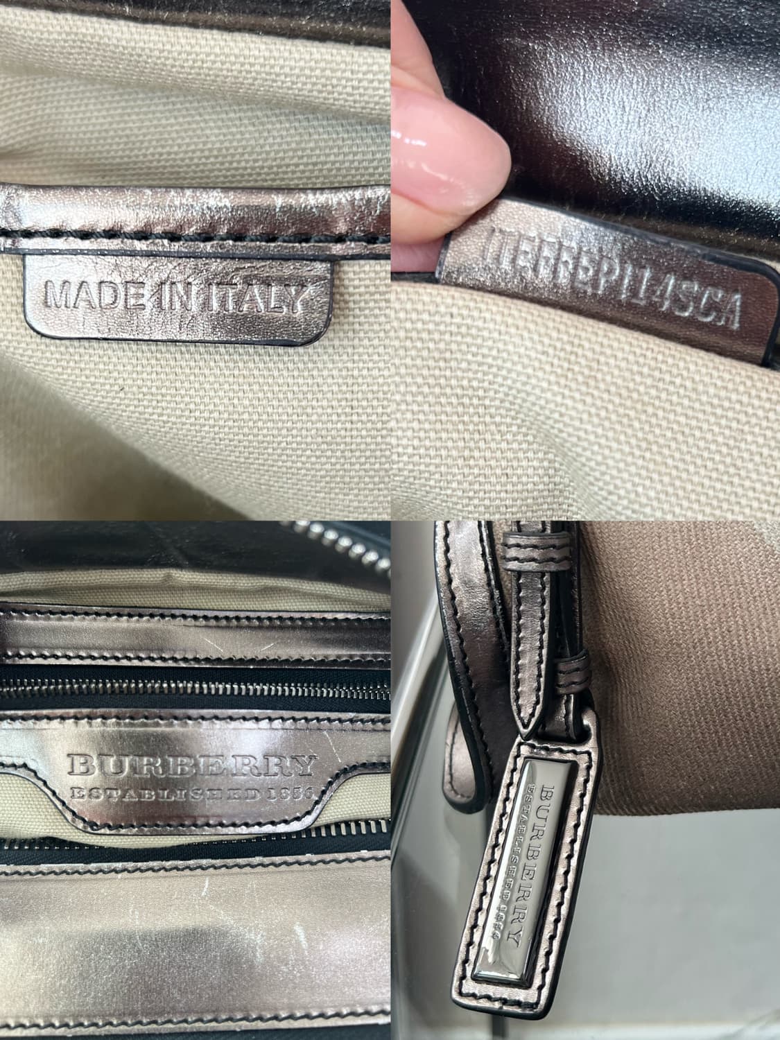 버버리 메탈릭 노바 체크 필그림 숄더백  상품이미지10