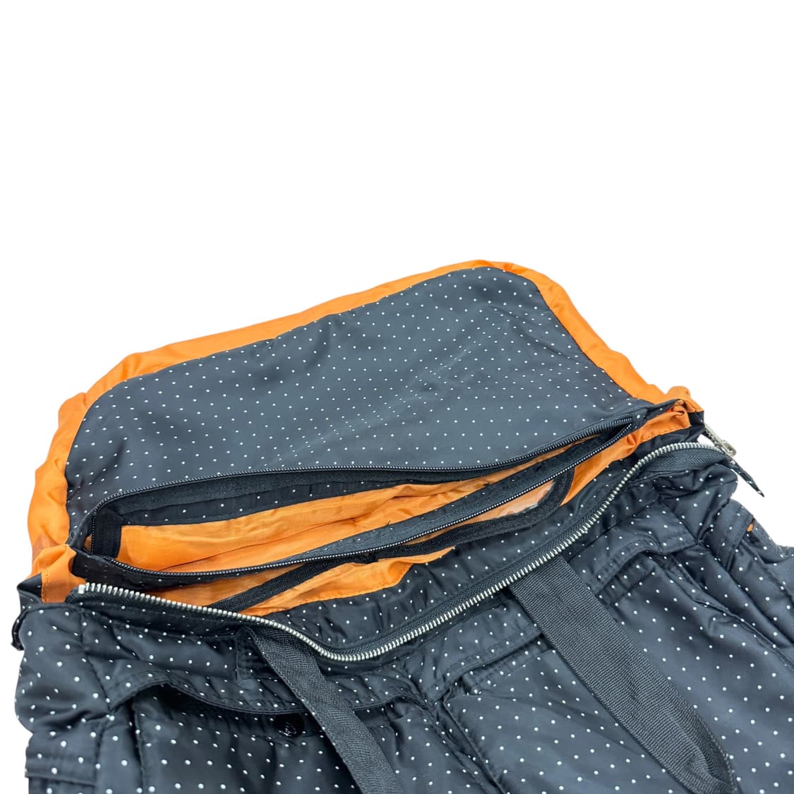 요시다포터 도트 땡땡이 숄더백 토트백 가방 블랙 상품이미지7