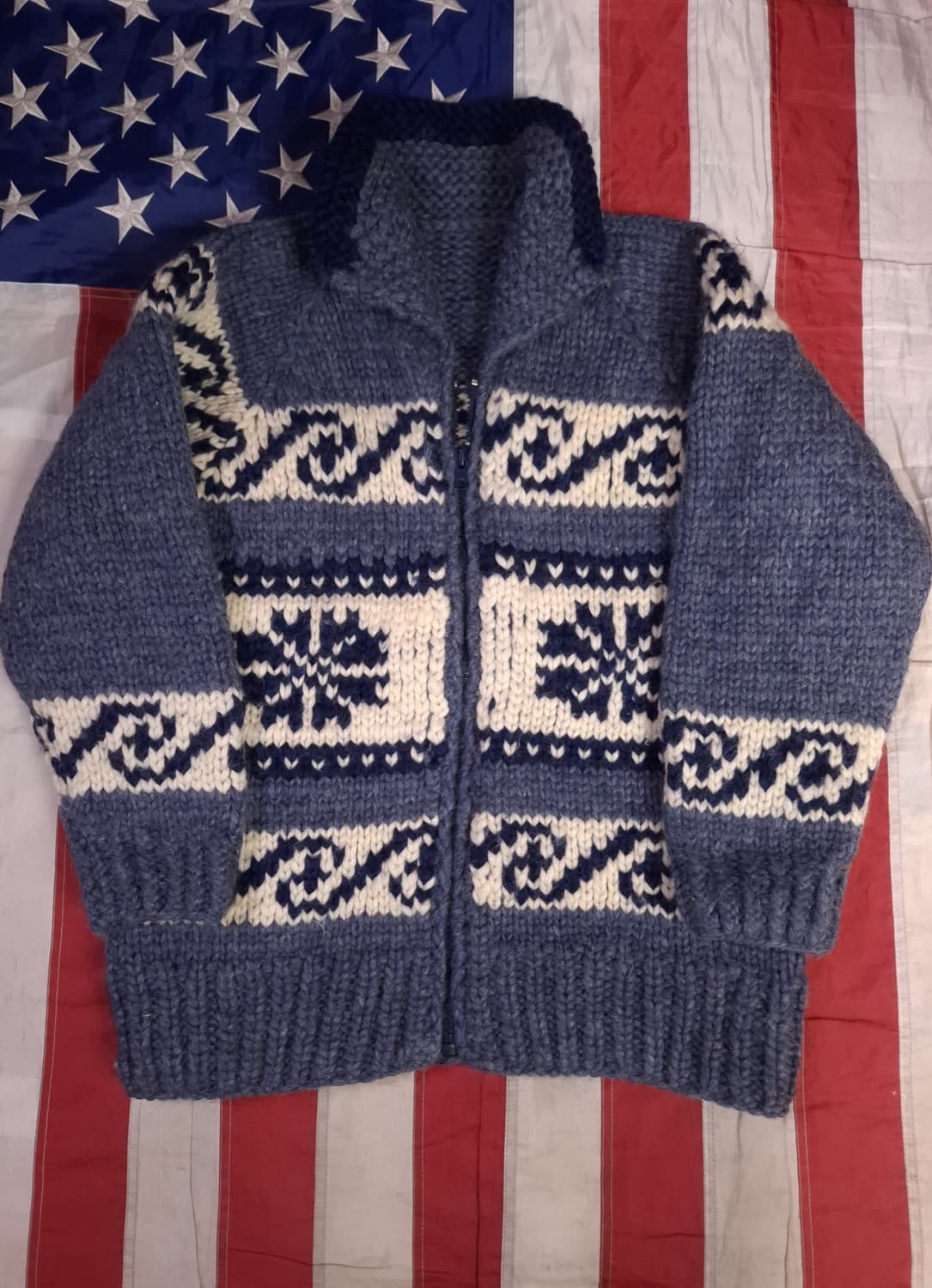 특A급 빈티지 코위찬 TYPE 헤비울 노르딕 가디건 상품이미지1