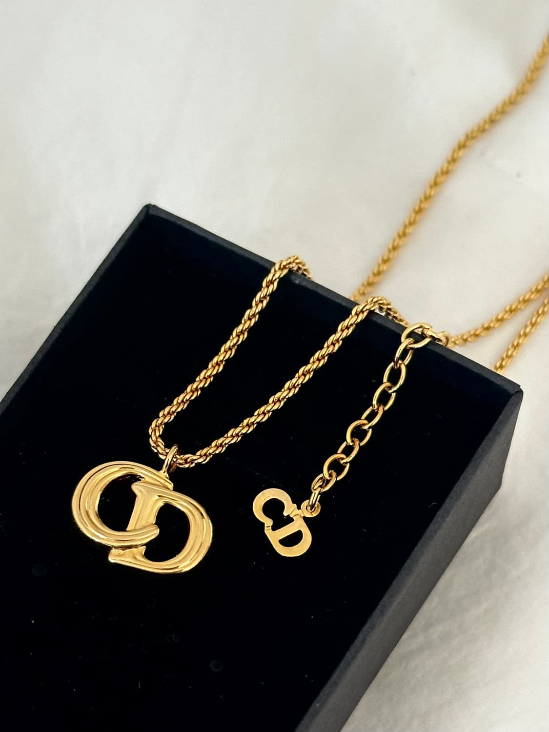 디올 Dior 정품 빈티지 목걸이 (예리착용) 상품이미지1