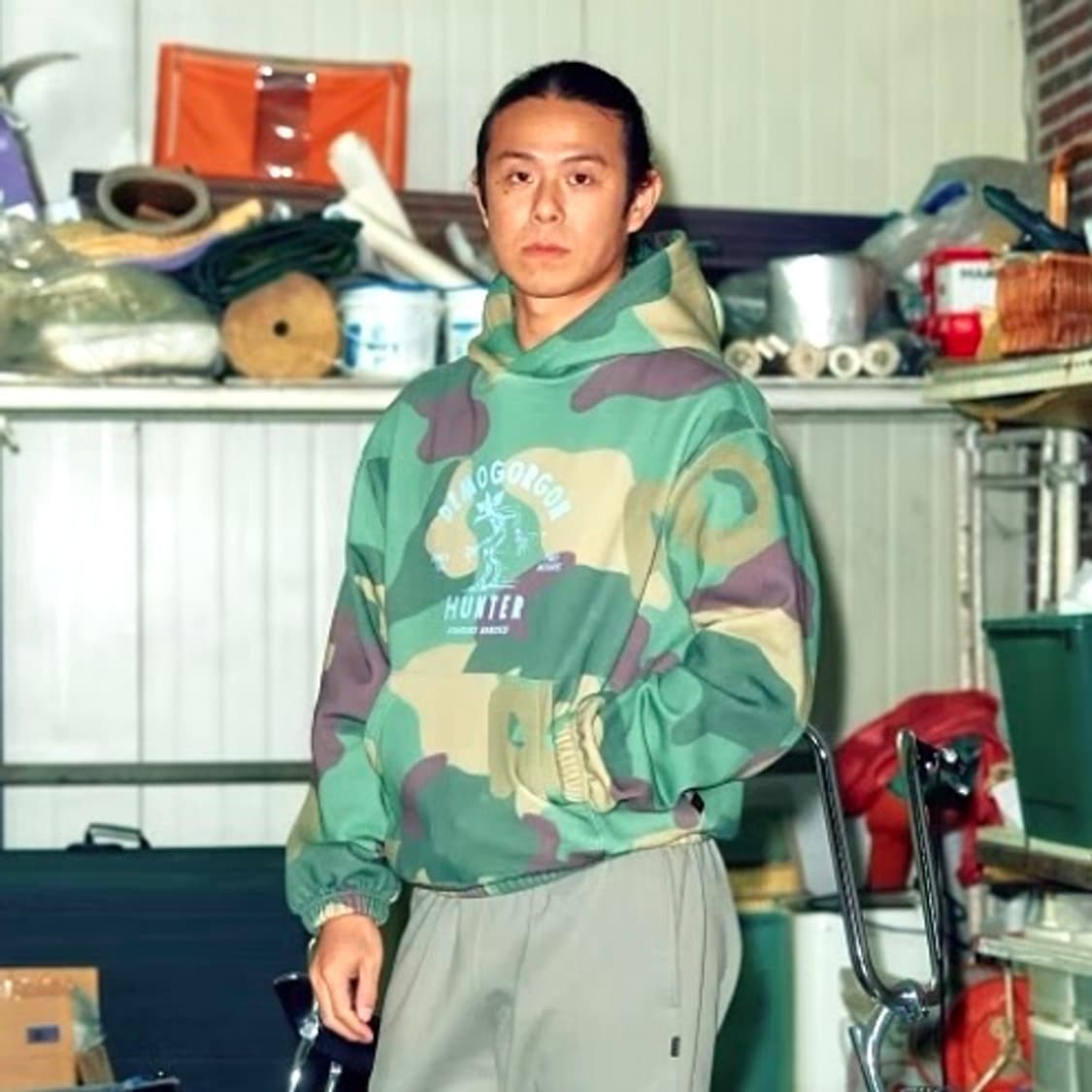 아이앱 스튜디오 카모 후드 상품이미지1