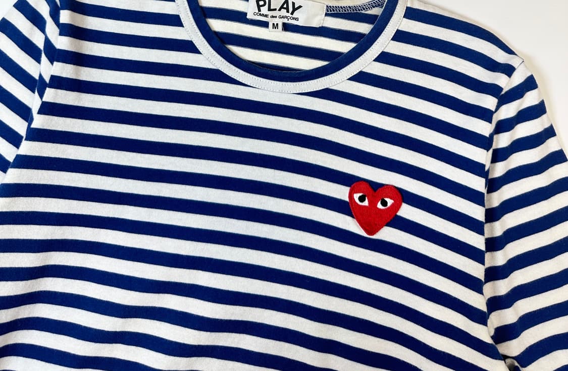 플레이 꼼데가르송 스트라이프 롱슬리브 상품이미지2