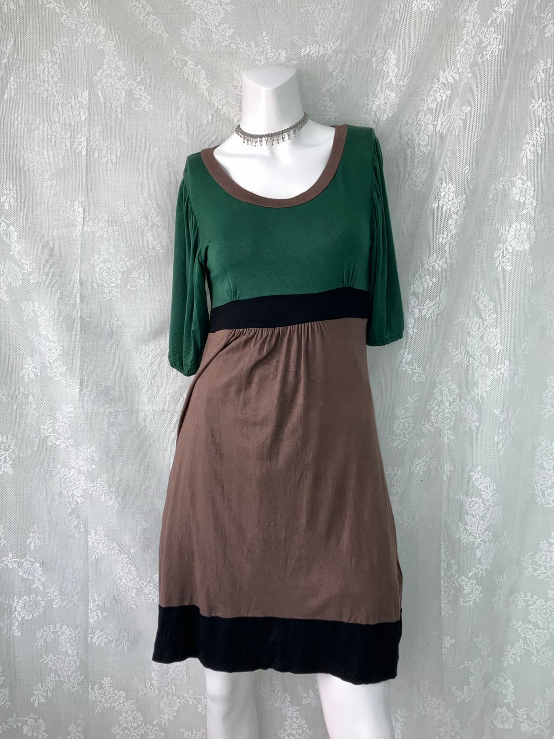 빈티지 오리엔탈 런지 롱 원피스 1116 모리걸 y2k 스트릿 갸루 펑키 상품이미지1