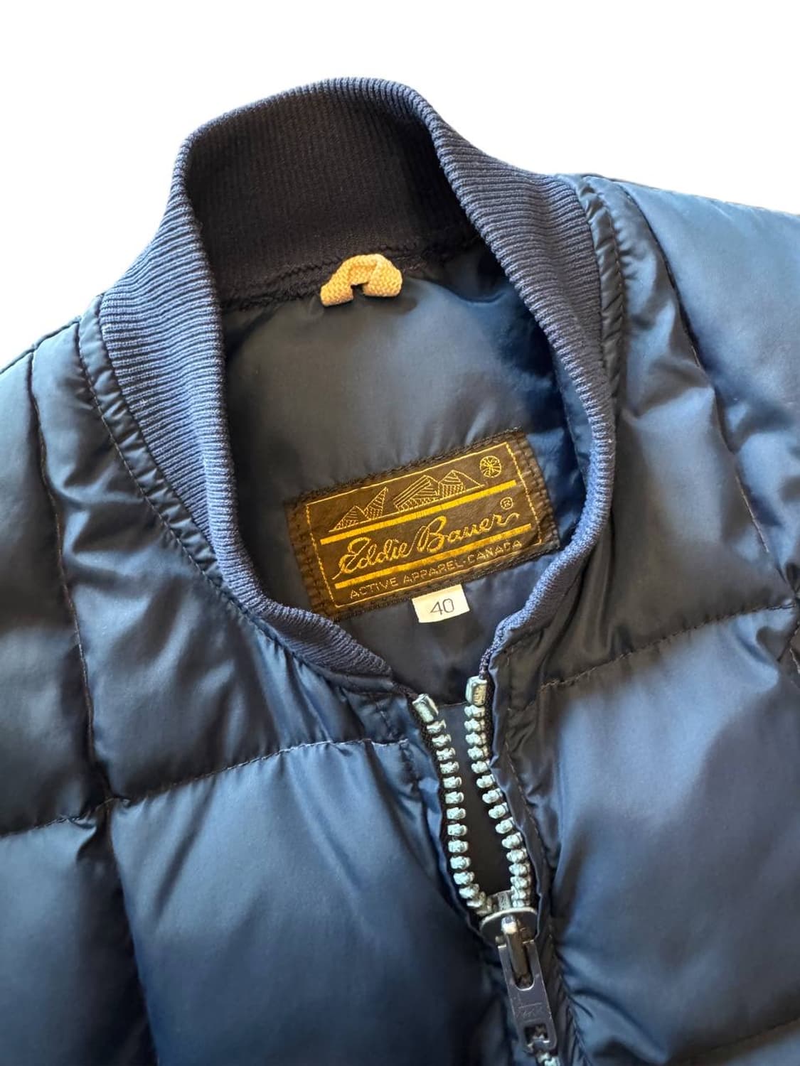 70-80s Eddie Bauer paded nylon down vest 상품이미지4