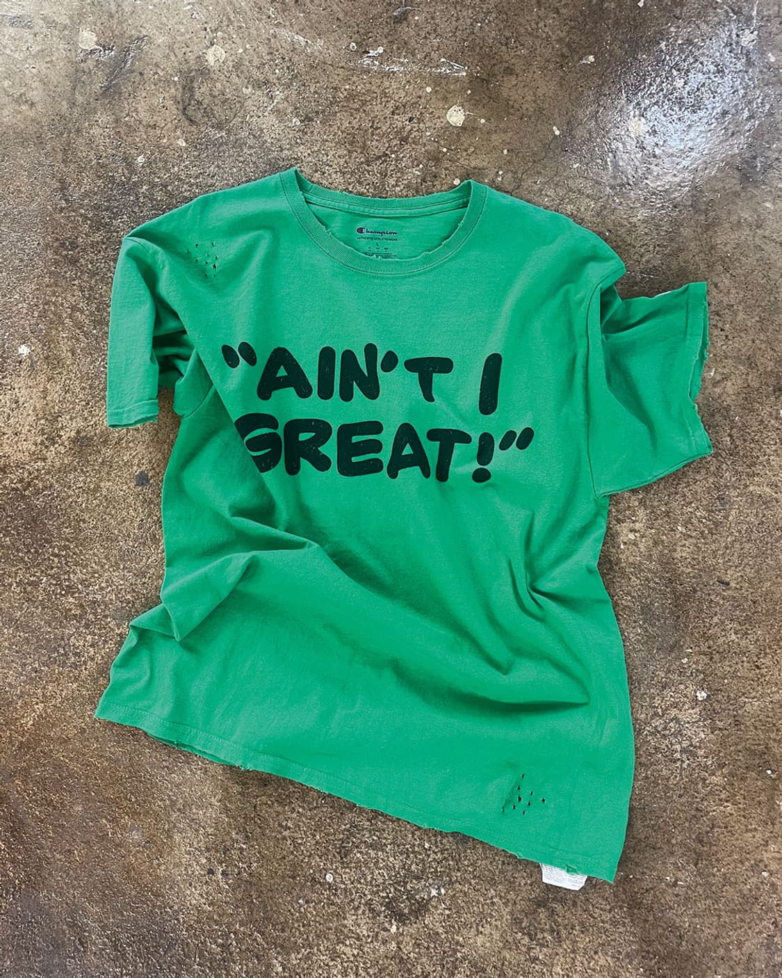 Vintage Champion "AIN'T I GREAT?" Custom 상품이미지1