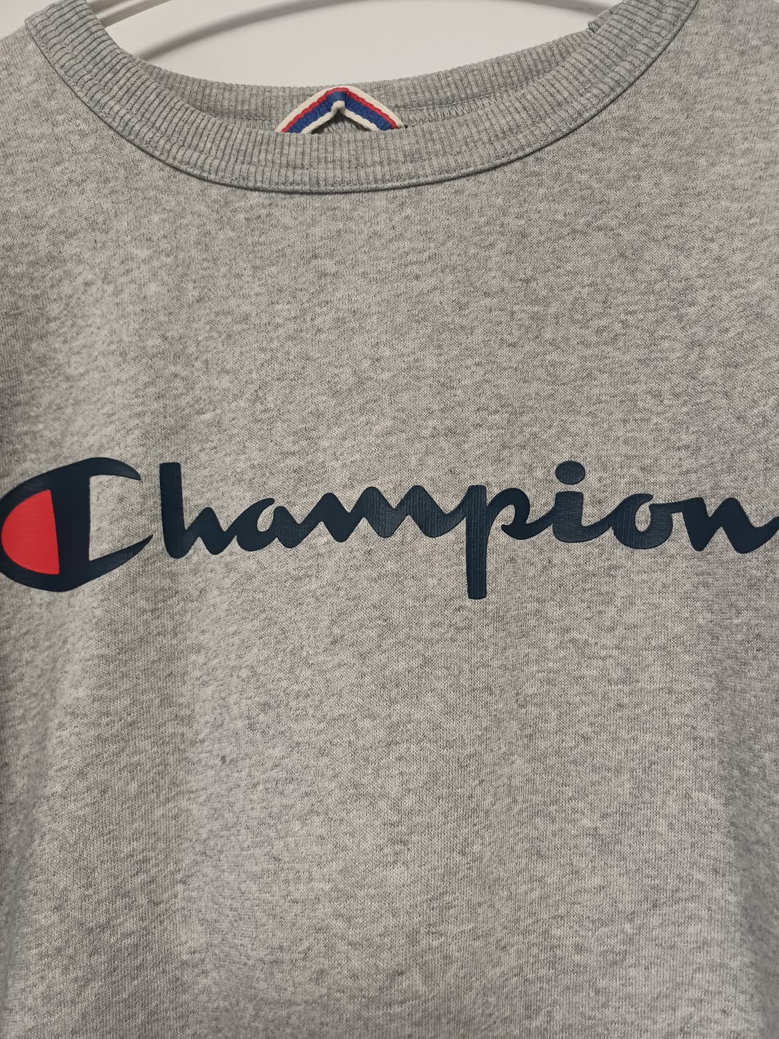 [L] 챔피언 파워블렌드 스크립트 로고 맨투맨 (그레이) 상품이미지4