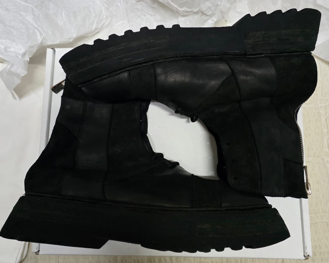 GUIDI ARMY 홀스 풀 그레인 레더 레이스업 부츠 42사이즈 상품이미지6