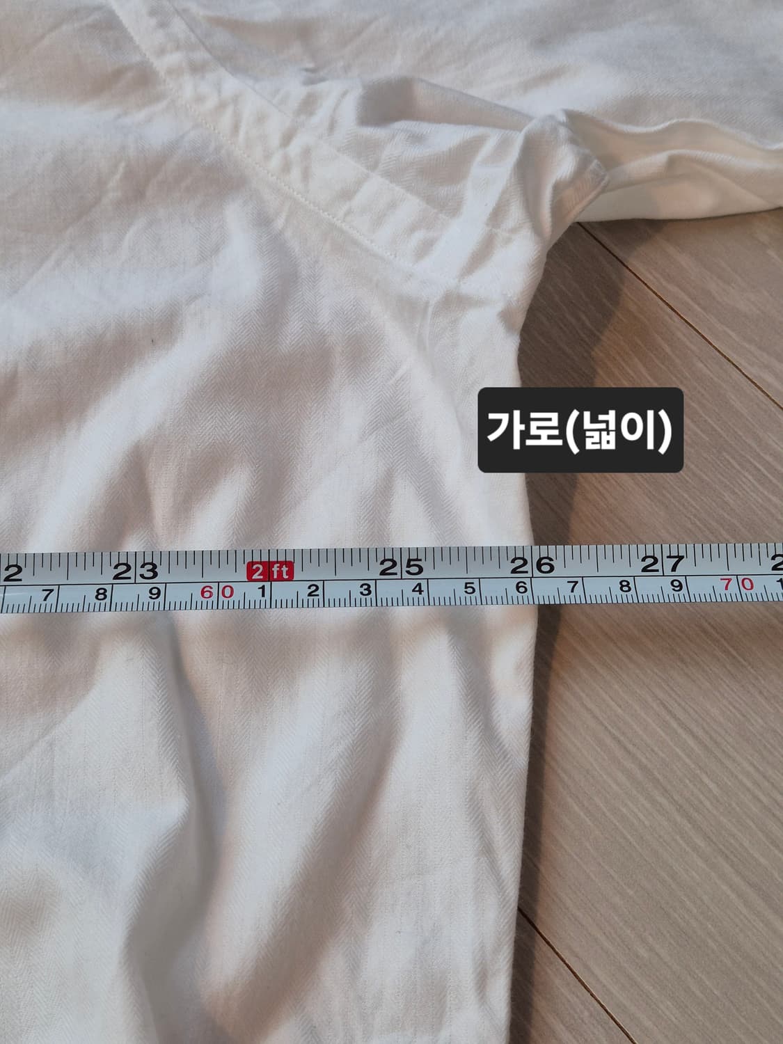 랄프로렌 YARMOUTH 클래식핏 셔츠 (화이트/사이즈큼) 상품이미지5