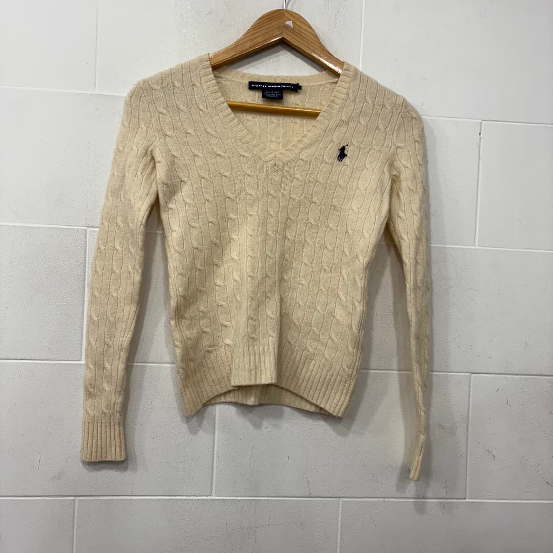 폴로 랄프로렌 꽈배기니트 상품이미지1