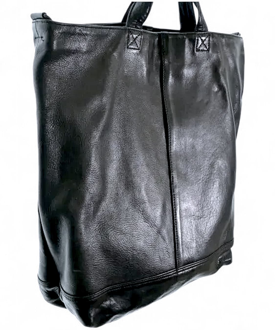 마가렛 호웰 카프스킨 토트백 블랙 상품이미지5