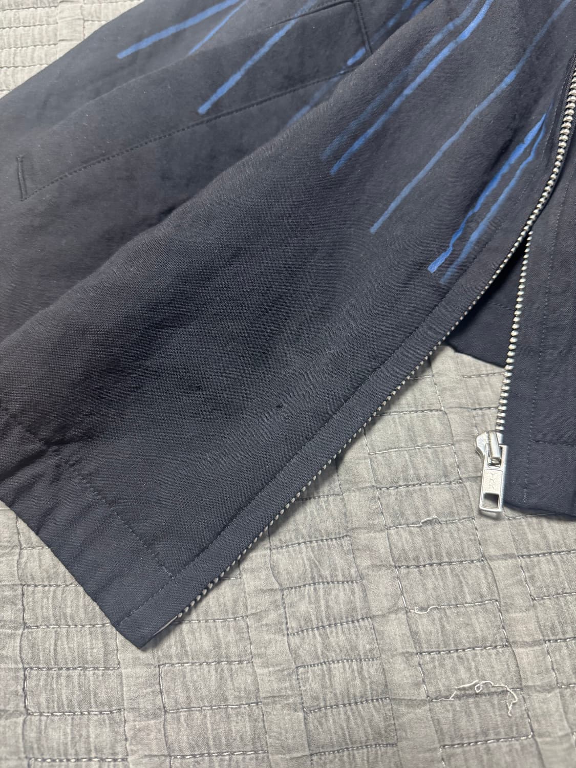 AD2000 꼼데가르송 옴므 스트라이프 셔츠 자켓 다나카 옴므 상품이미지4