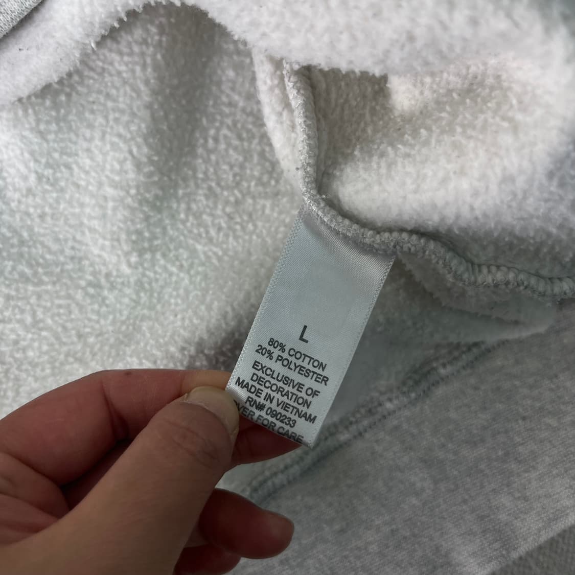 100 피오갓 에센셜 빅로고 맨투맨 상품이미지8