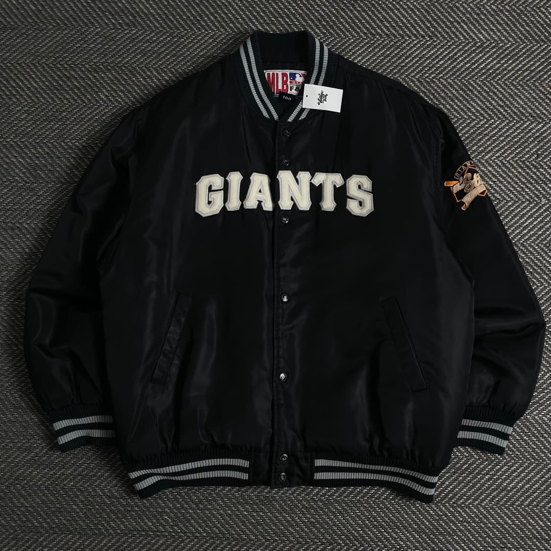 MLB 샌프란시스코 자이언츠 사틴 바시티 자켓o 3713 상품이미지1