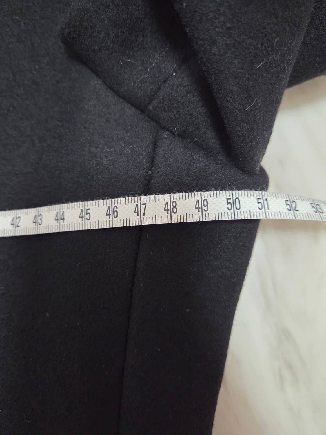 시스템옴므 울앤케시미어 금장 더블 코트  상품이미지9