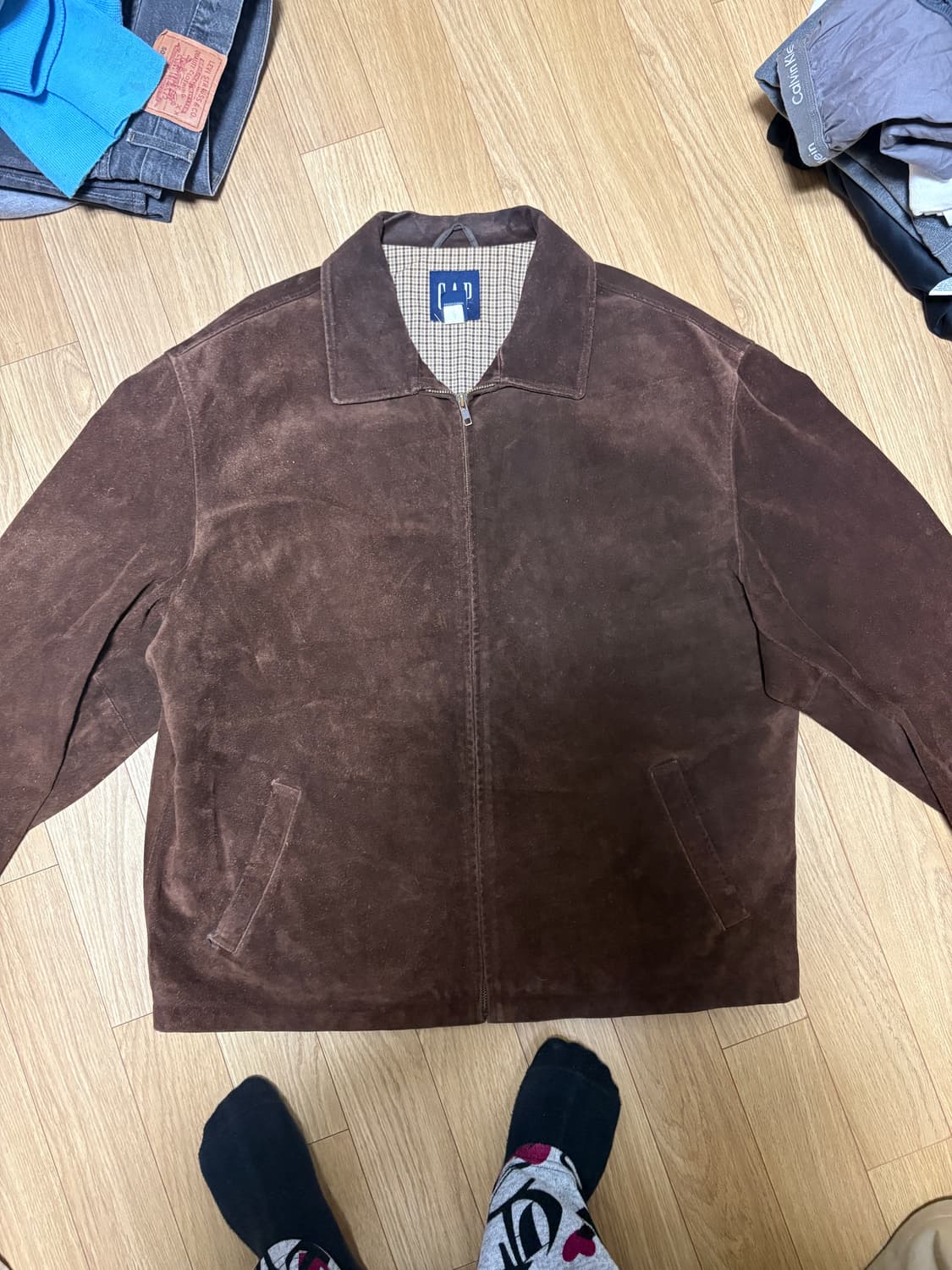 올드갭 스웨이드 자켓 xl 상품이미지1