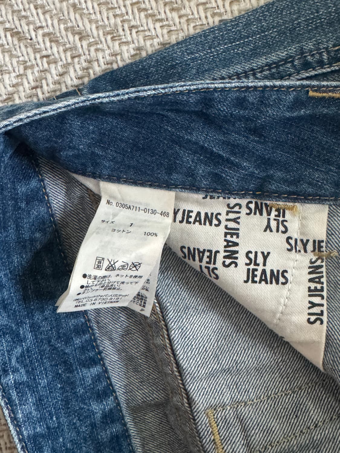 SLY 로우라이즈 데님 핫팬츠 상품이미지4