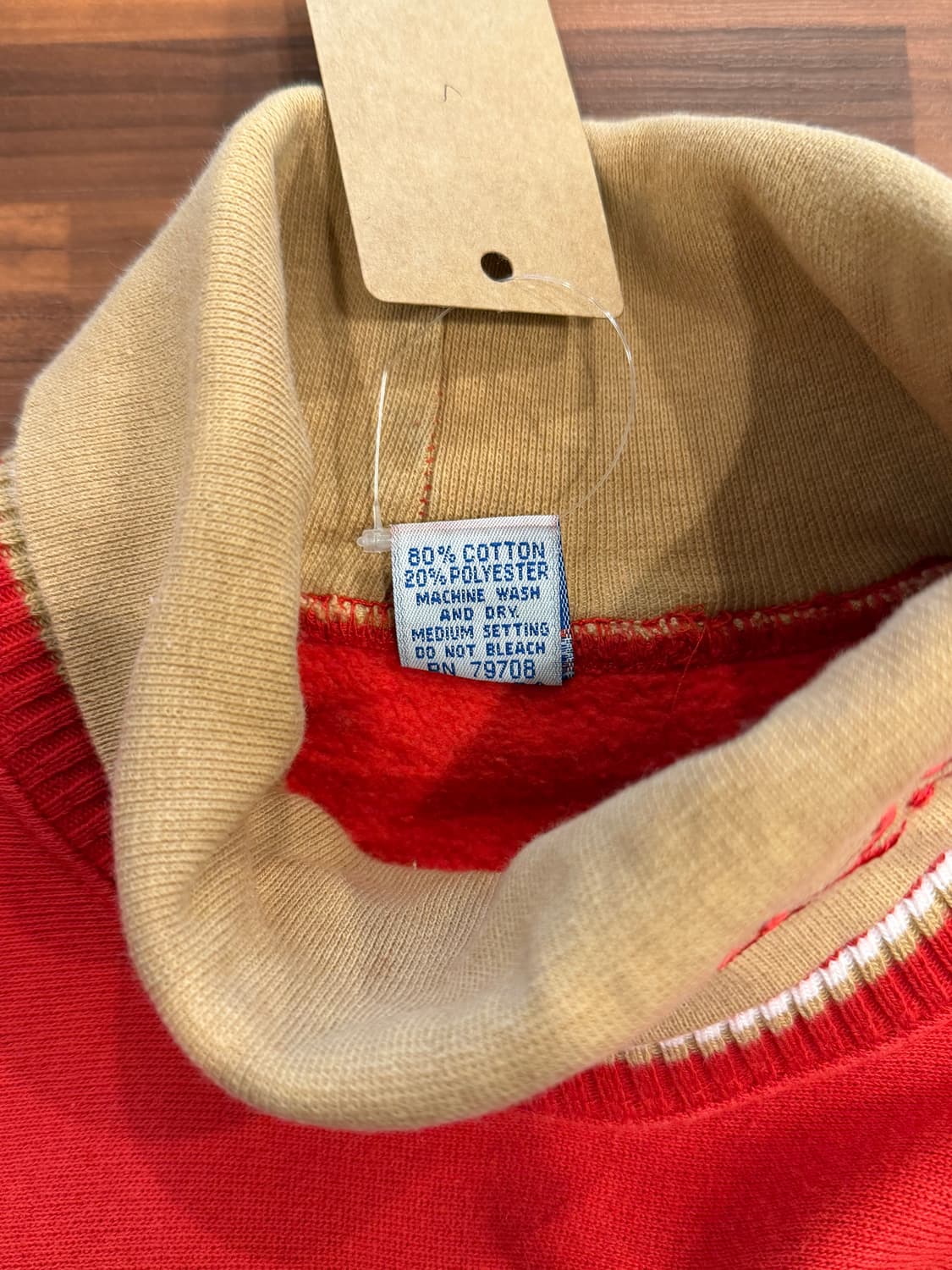 90s The game NFL 샌프란시스코 49ERS 터틀넥 스웻셔츠 상품이미지10