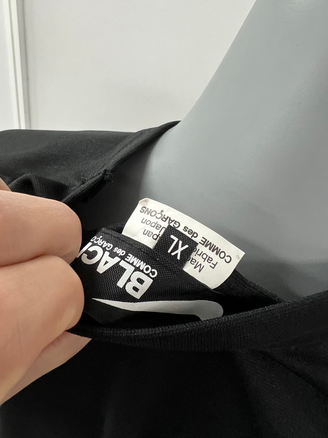 블랙 꼼데가르송 나이키 콜라보 티셔츠 xl 상품이미지3