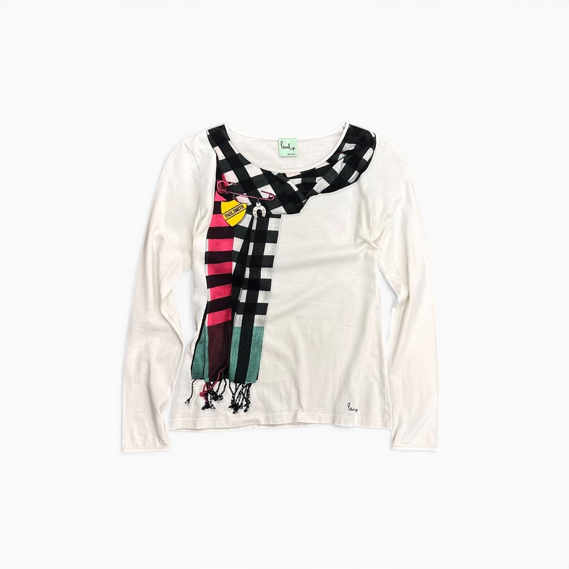 Paul Smith, Muffler White T Shirt 상품이미지1