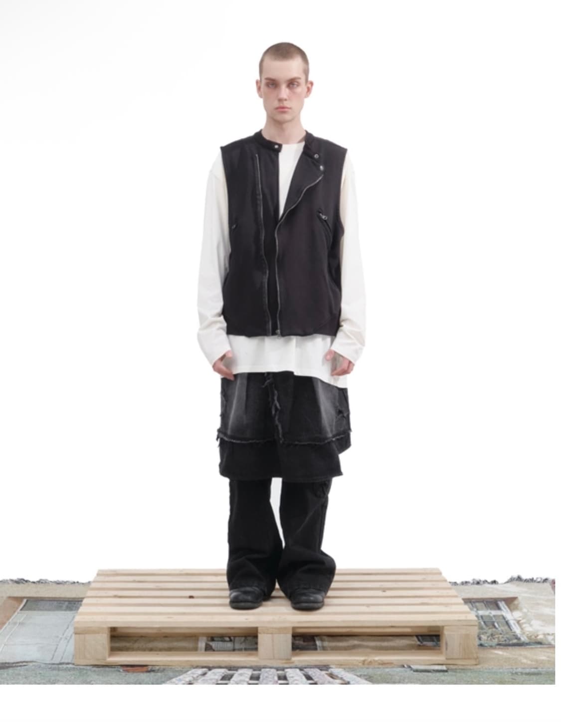 에크라손 베스트 WAVE RIDER VEST [BLACK]  상품이미지2