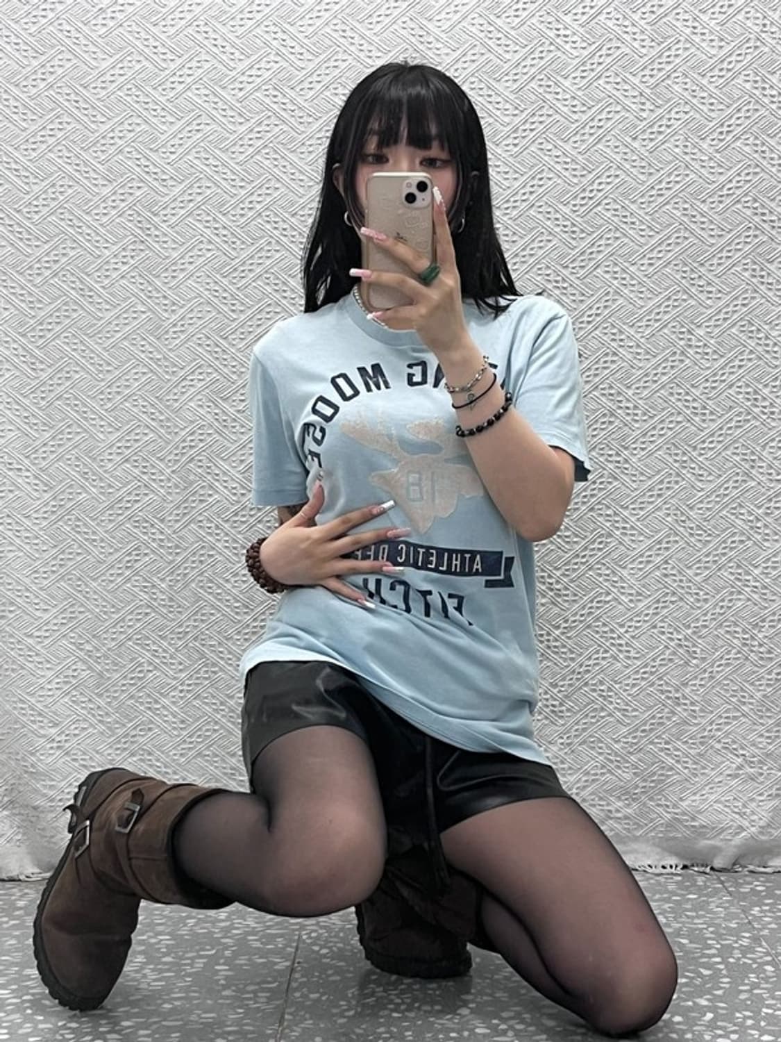 아베크롬비 올드스쿨 컨트리 레트로 순록 패치 반팔티 M C12269 상품이미지2