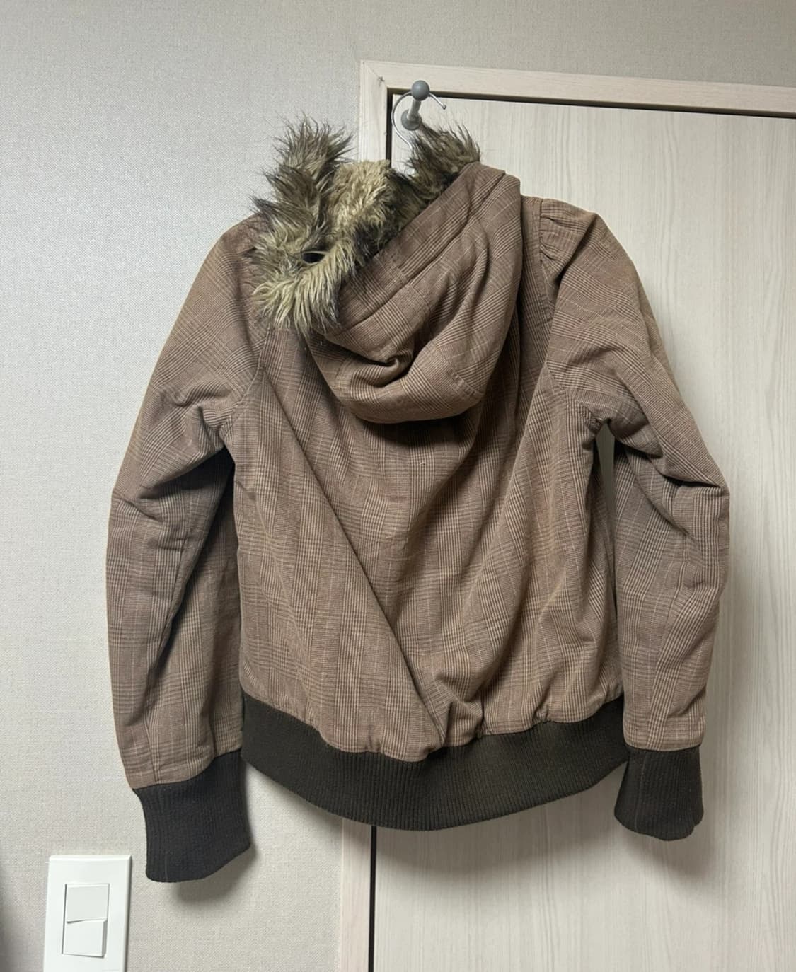 Y2K 빈티지 브라운 후드 점퍼 퍼 자켓 아카이브엑스 갸루 일브 상품이미지2