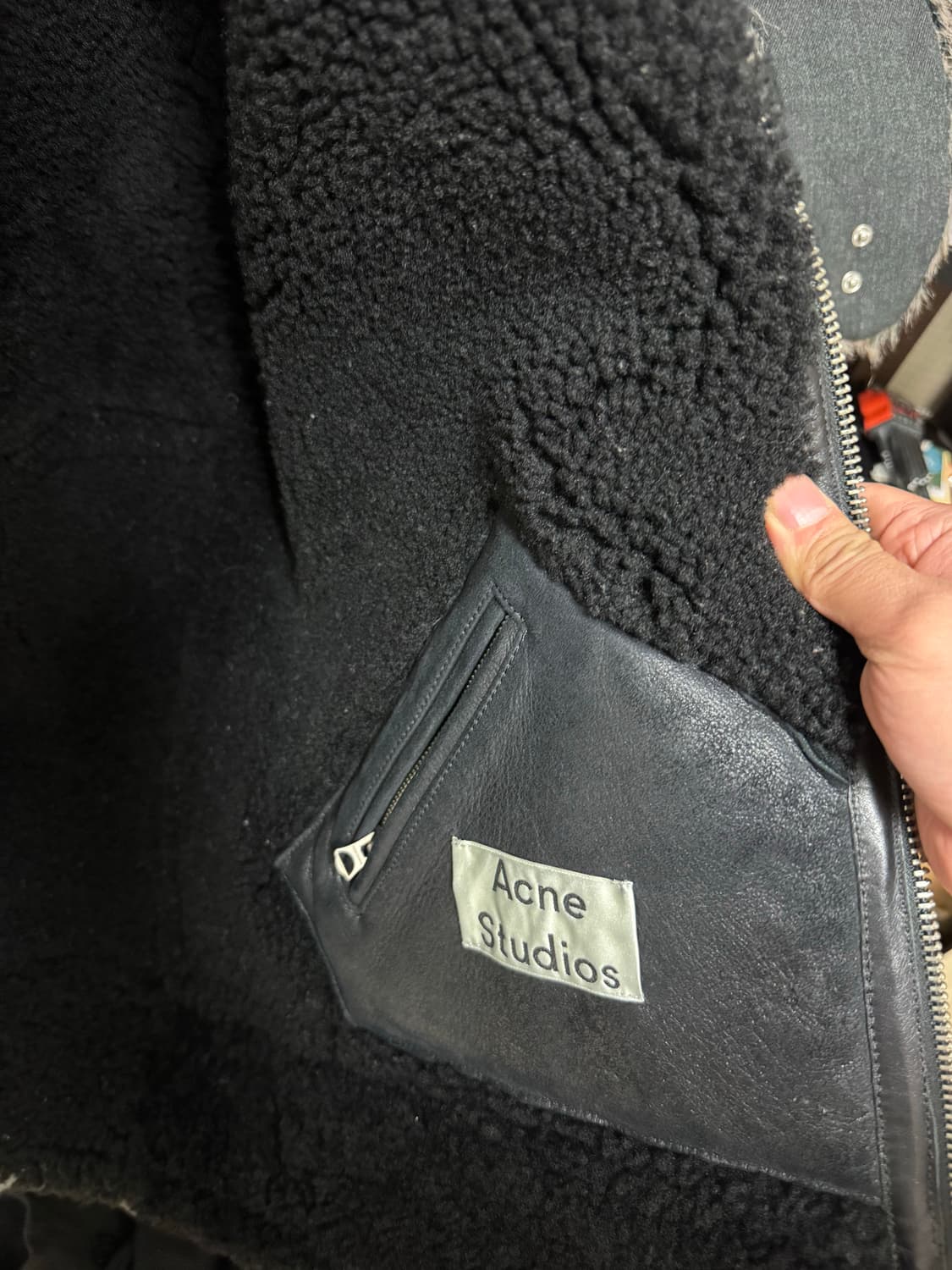 아크네스튜디오 이안 무톤자켓 50사이즈 상품이미지2