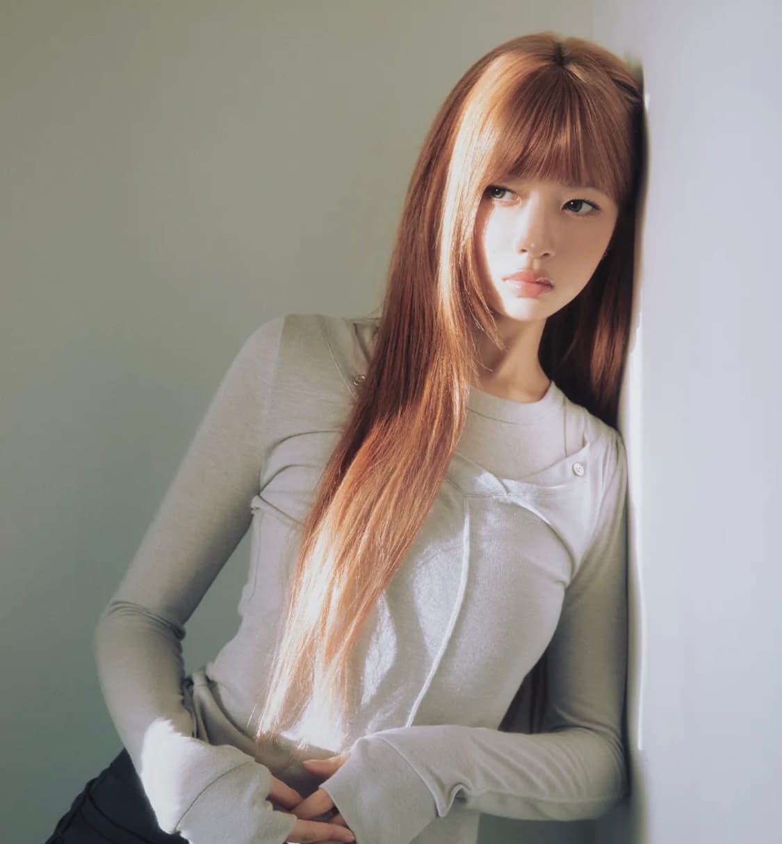 미세키서울 Layered line sheer long sleeve 상품이미지2