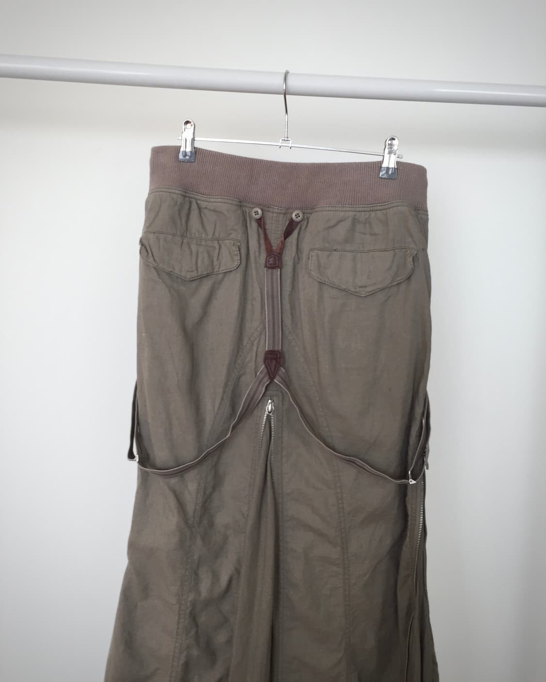 Rare* G.O.A 고아 suspender Zipper skirt 상품이미지3