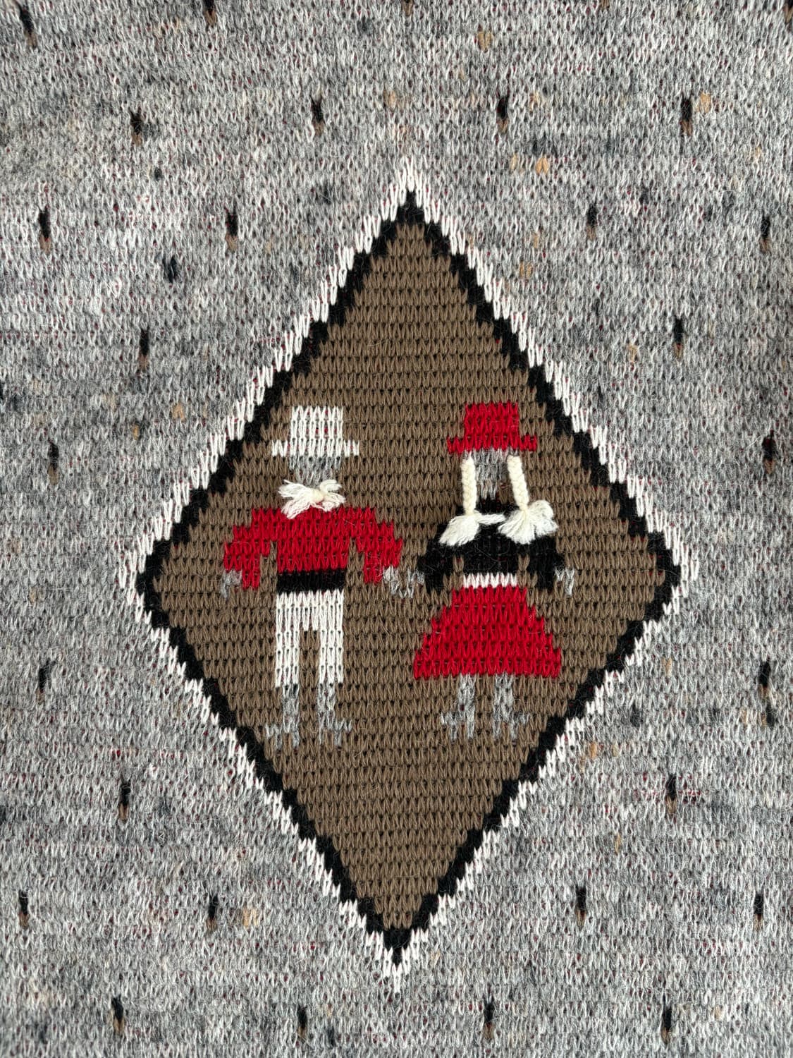 vintage wool pattern sweater  상품이미지6