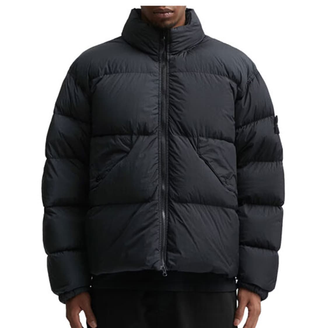 (A+ / XL) / 스톤아일랜드 크링클랩스 블랙 다운 패딩 상품이미지8