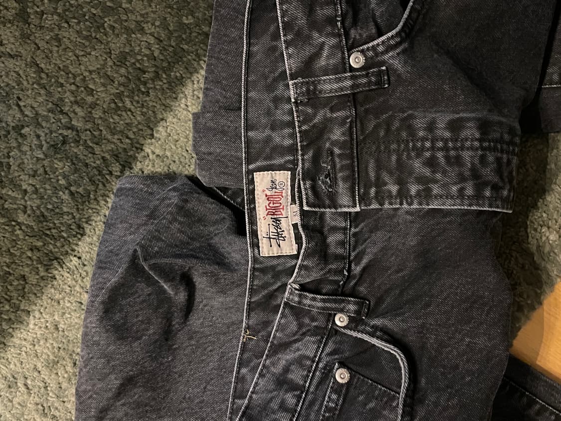 스투시 빅올진 데님 블랙 / size 31 상품이미지3