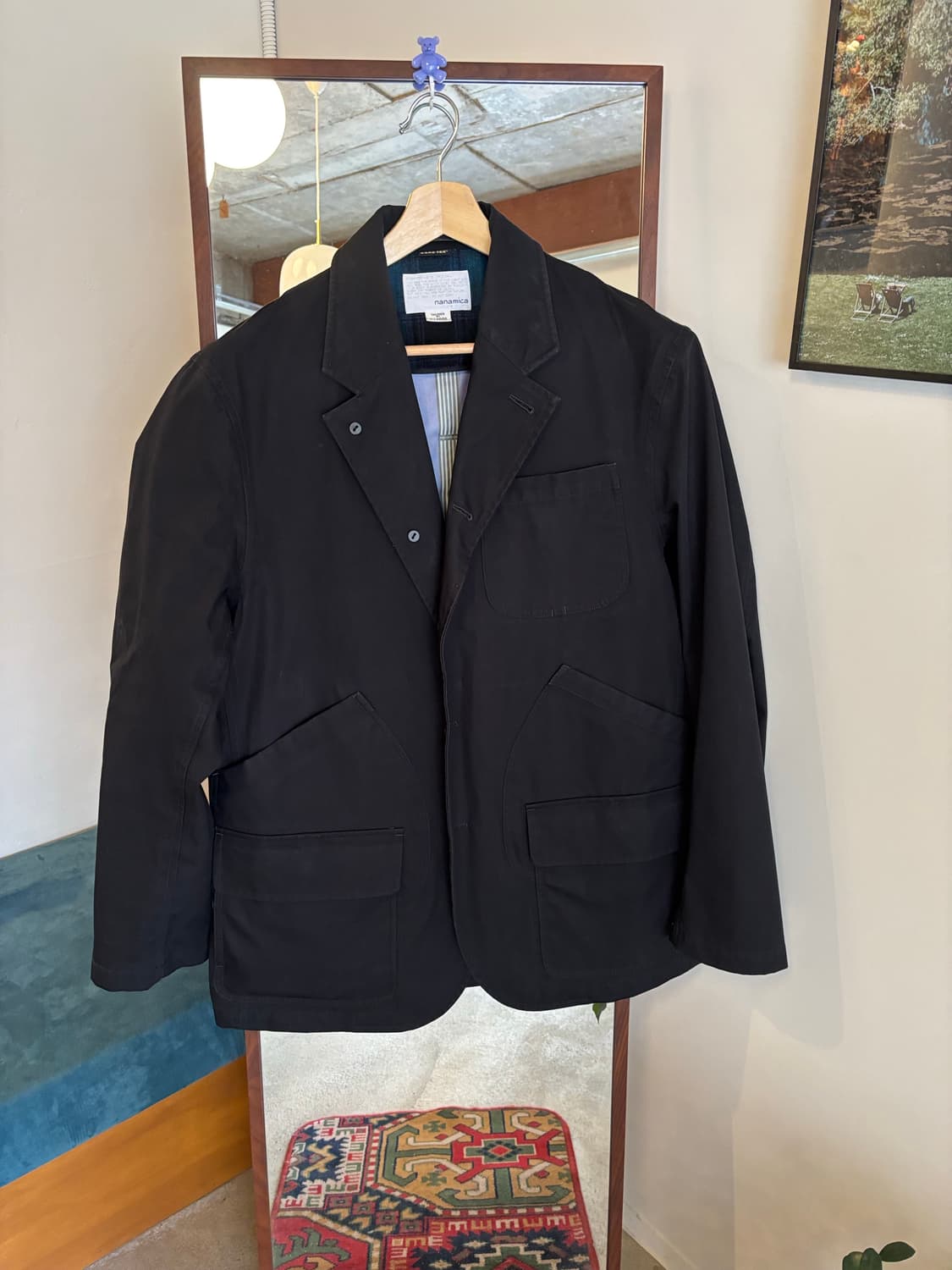 나나미카 블랙 고어텍스 자켓 상품이미지1