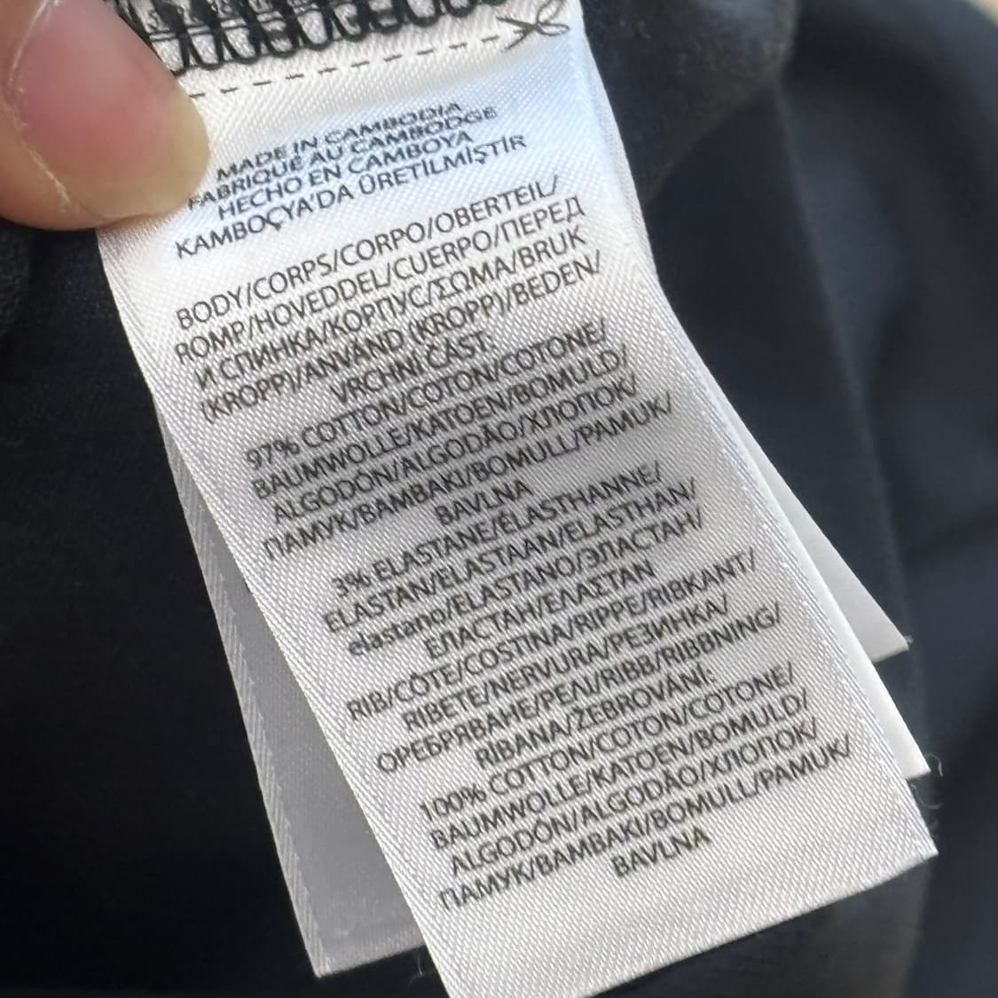 🫶🏻폴로랄프로렌 Custom Slim Fit Black 카라 반팔티 상품이미지5