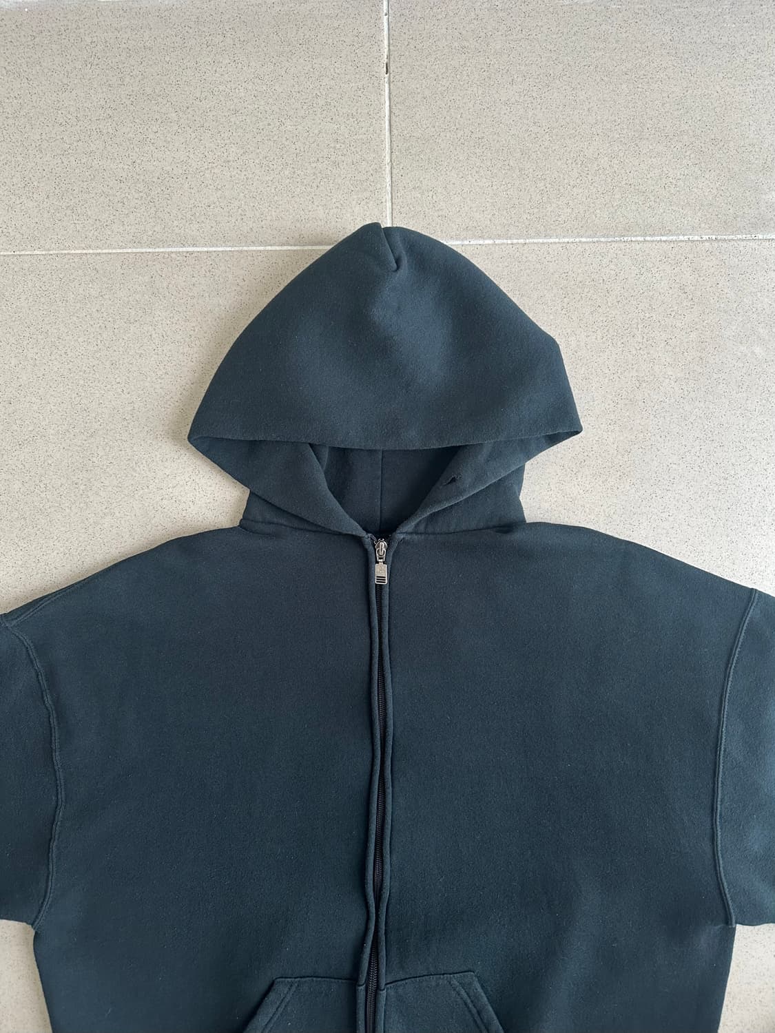 90s 빈티지 러셀 후드집업 그린 XL 상품이미지4