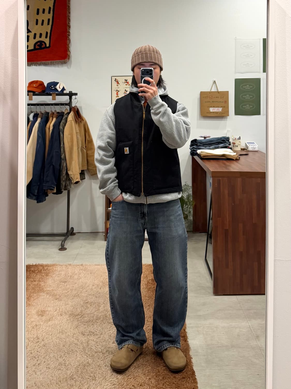 Carhartt 칼하트 덕 캔버스 워크 베스트 상품이미지2