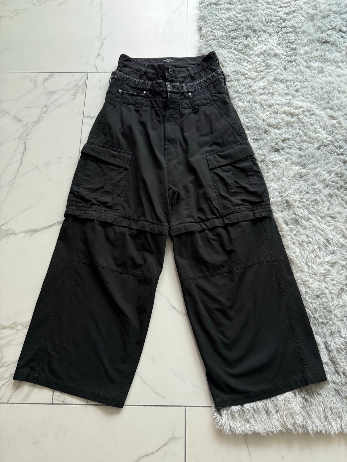 발렌시아가 트리플 레이어드 카고 팬츠 M 상품이미지1