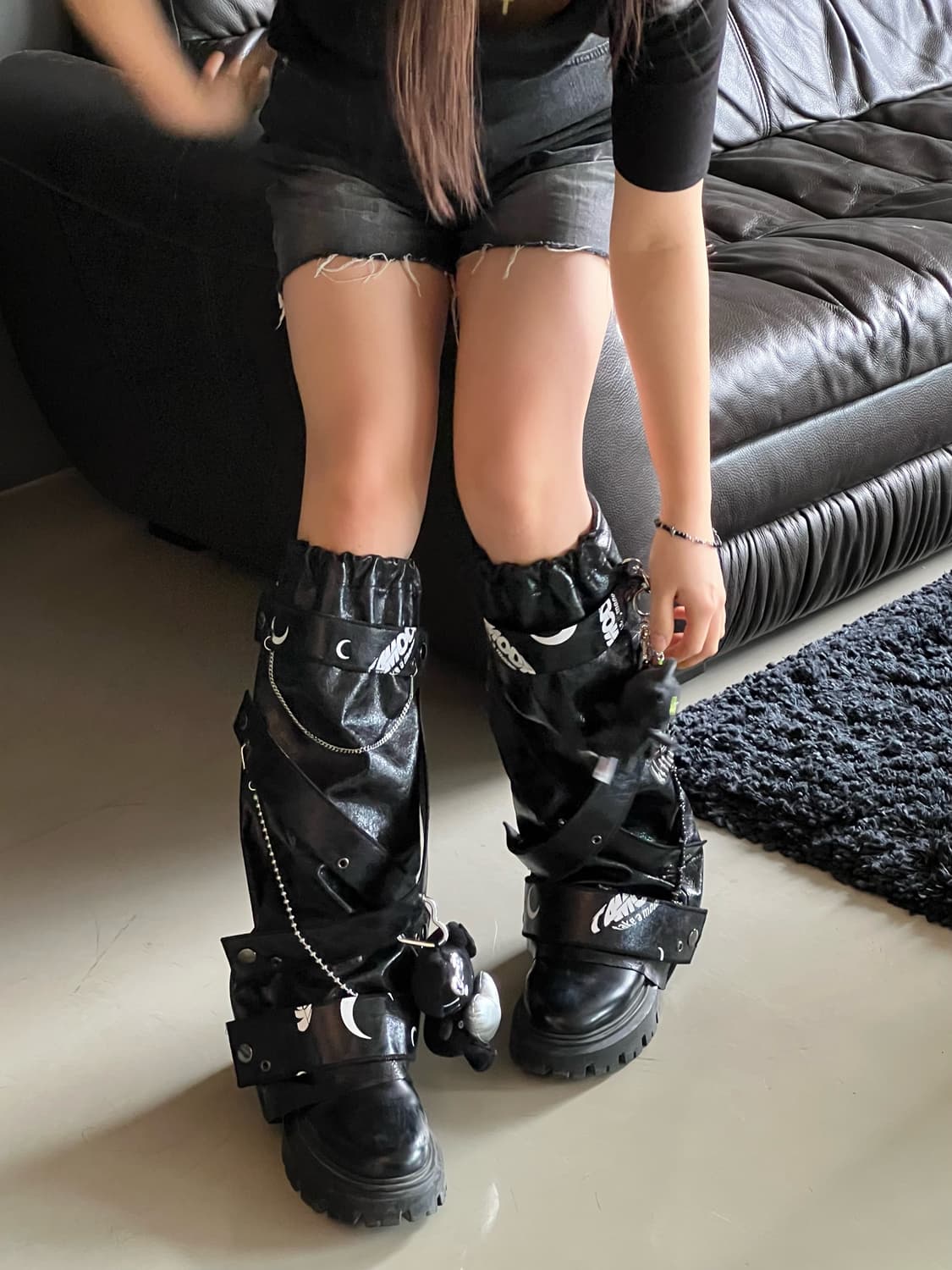 TAMOON LEG WARMER (Leather Ver.) 상품이미지4